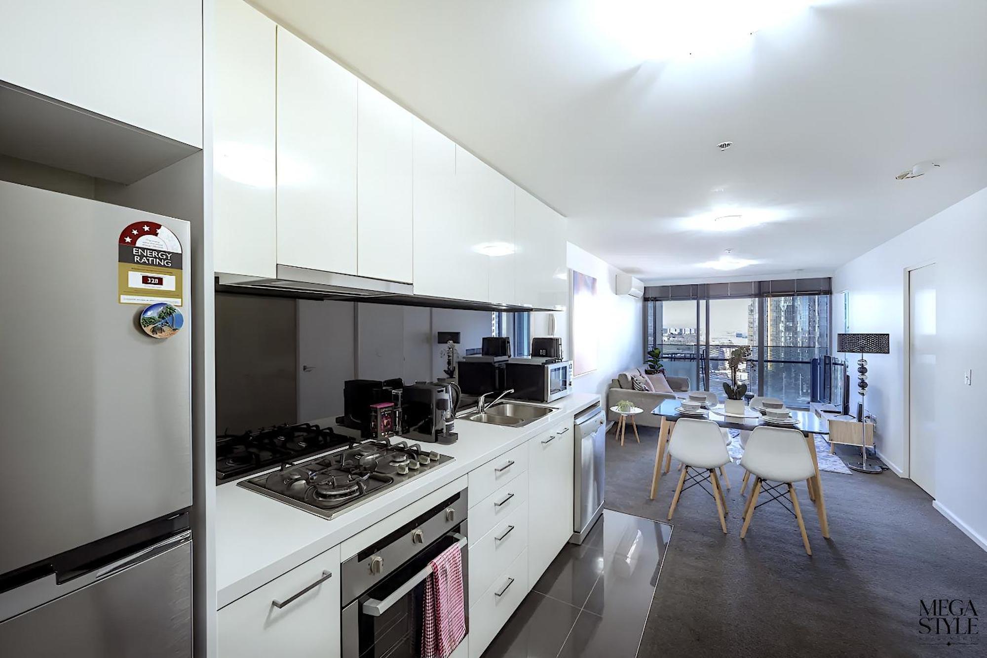 Mega Style Apartments Mainpoint Melbourne Szoba fotó