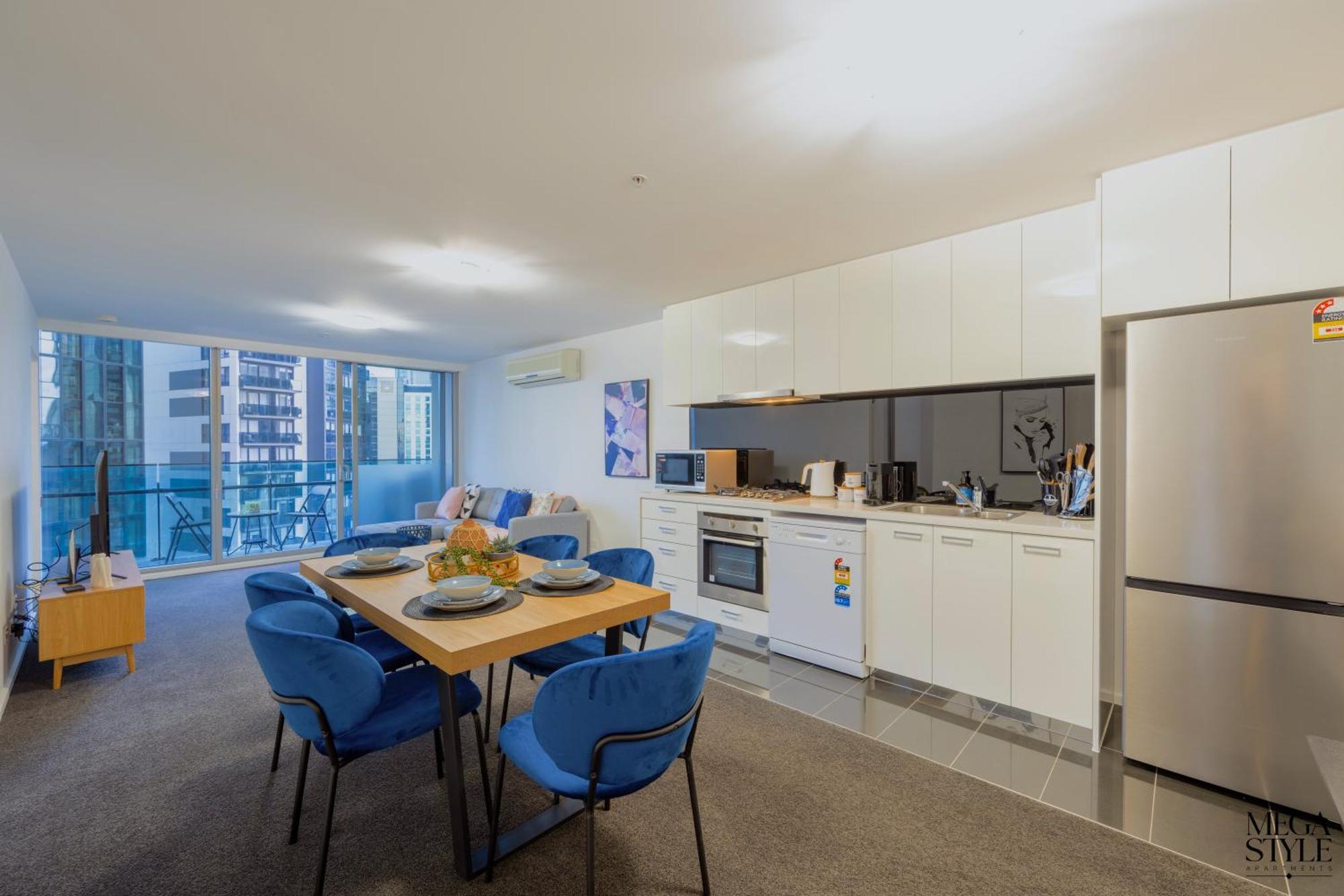 Mega Style Apartments Mainpoint Melbourne Szoba fotó